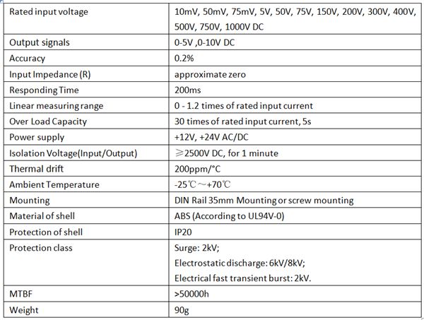 DC Voltage Sensor Module